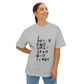 Billie Eilish Inspired Oversized T-Shirt – Mixed Message Collage Edition Printify