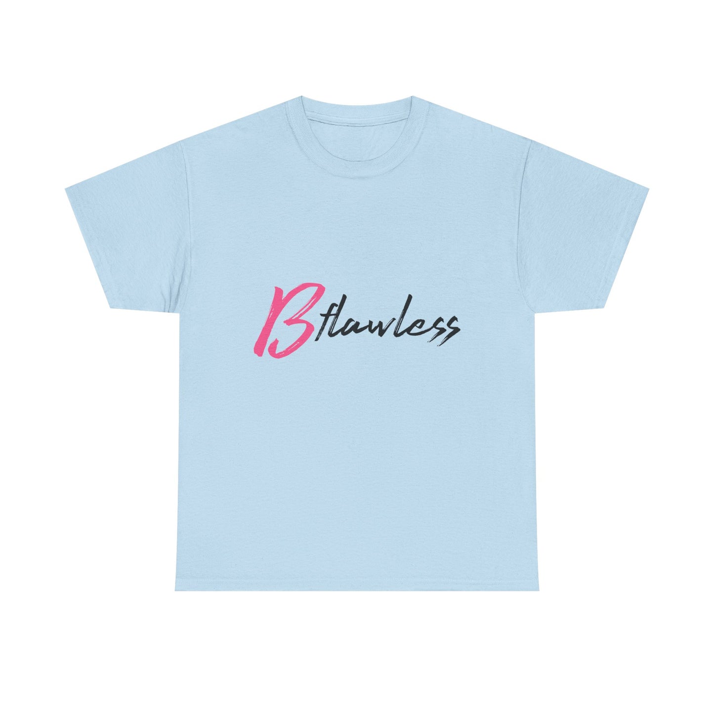 Bold Script “Be Flawless” Unisex Heavy Cotton Tee - snazzymerch