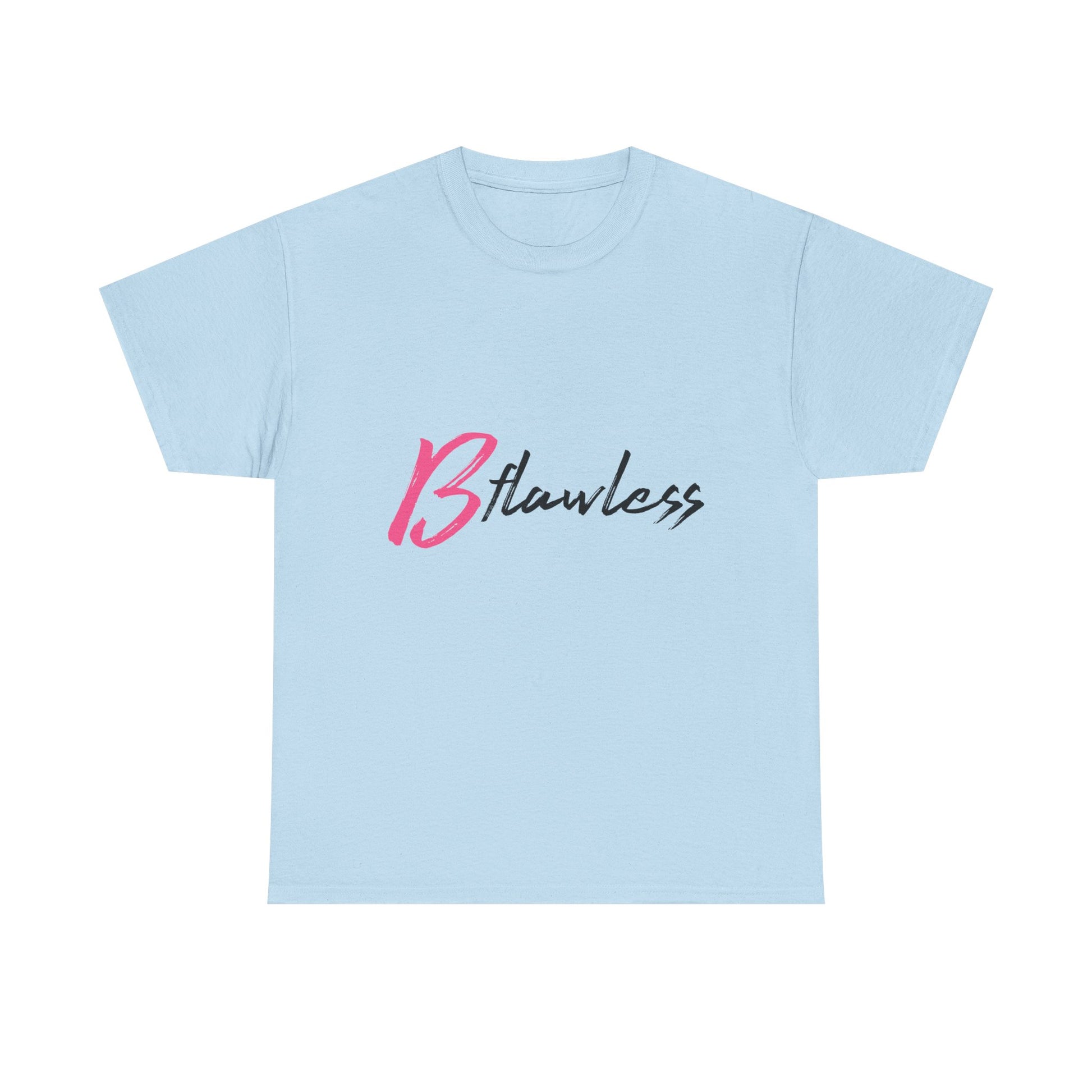 Bold Script “Be Flawless” Unisex Heavy Cotton Tee - snazzymerch