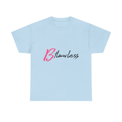 Bold Script “Be Flawless” Unisex Heavy Cotton Tee - snazzymerch