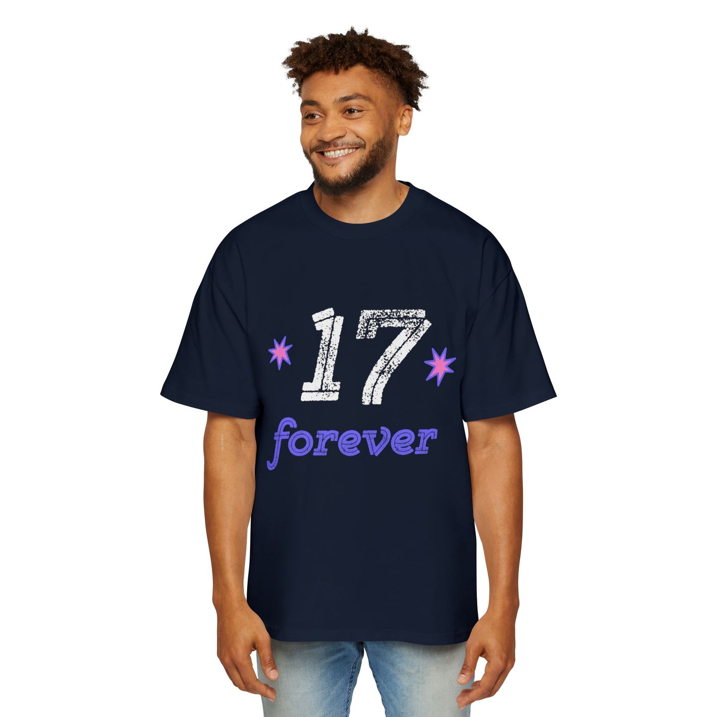 17 Forever Men's Heavy Oversized Tee - snazzymerch