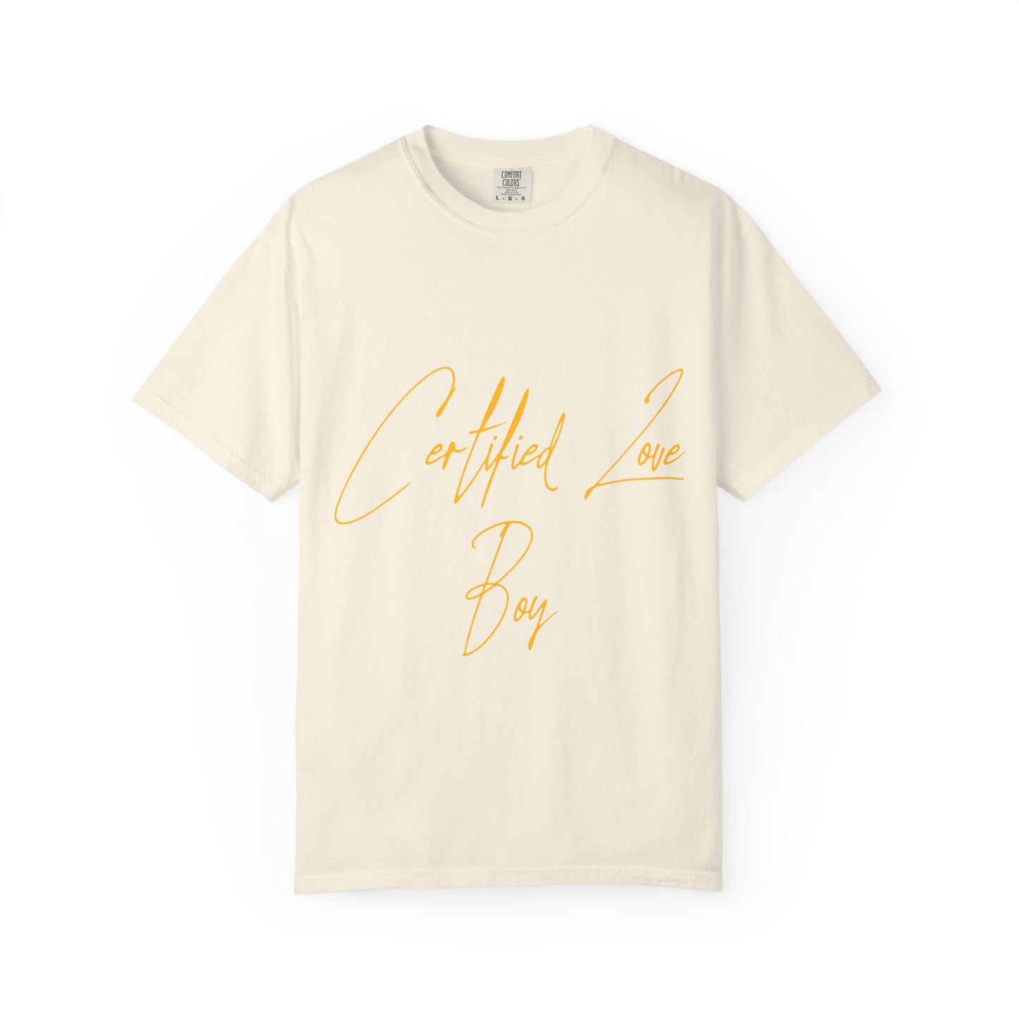 Certified Lover Boy Script Dyed Tshirt Printify