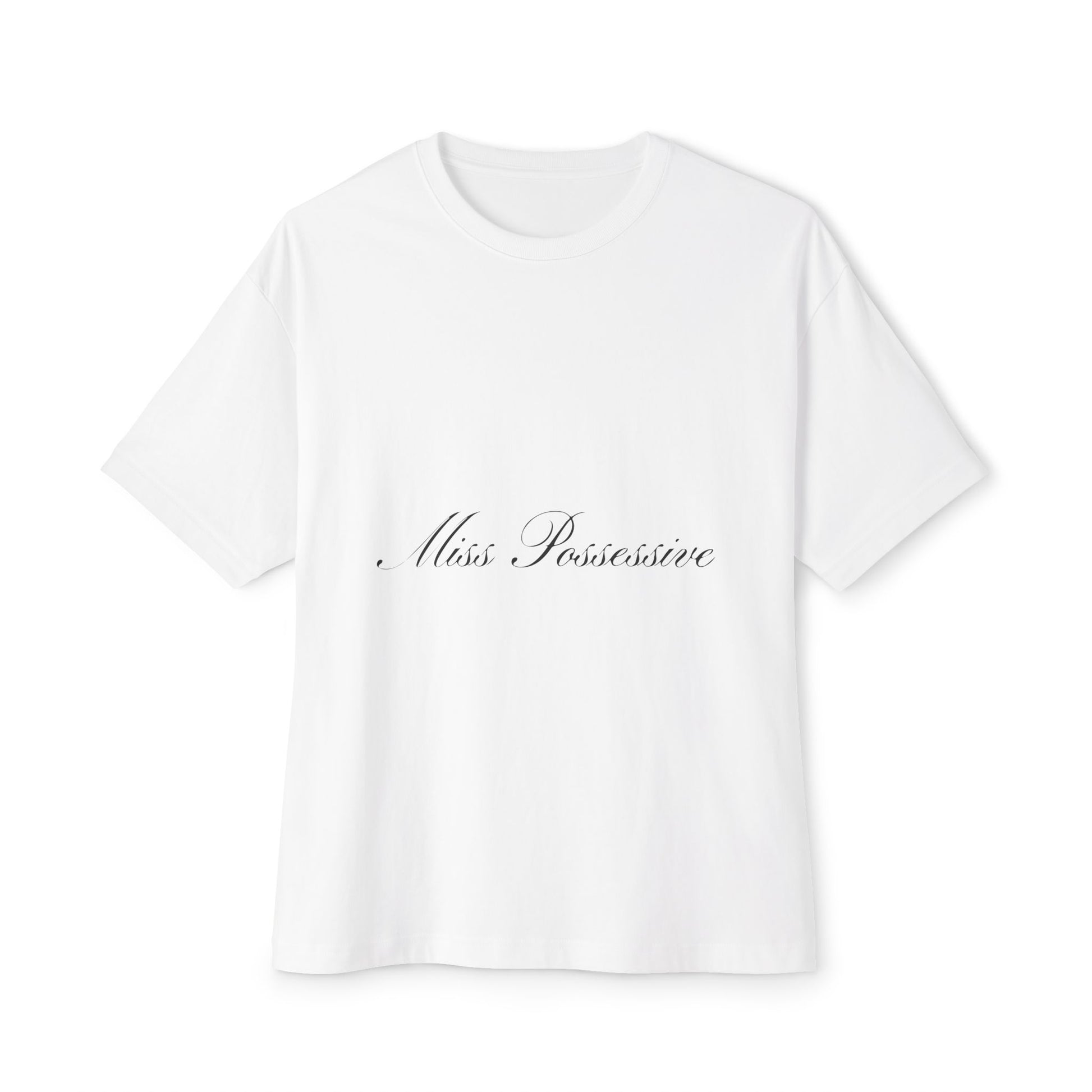 Minimalist Monochrome Unisex Oversized Boxy Tee - snazzymerch