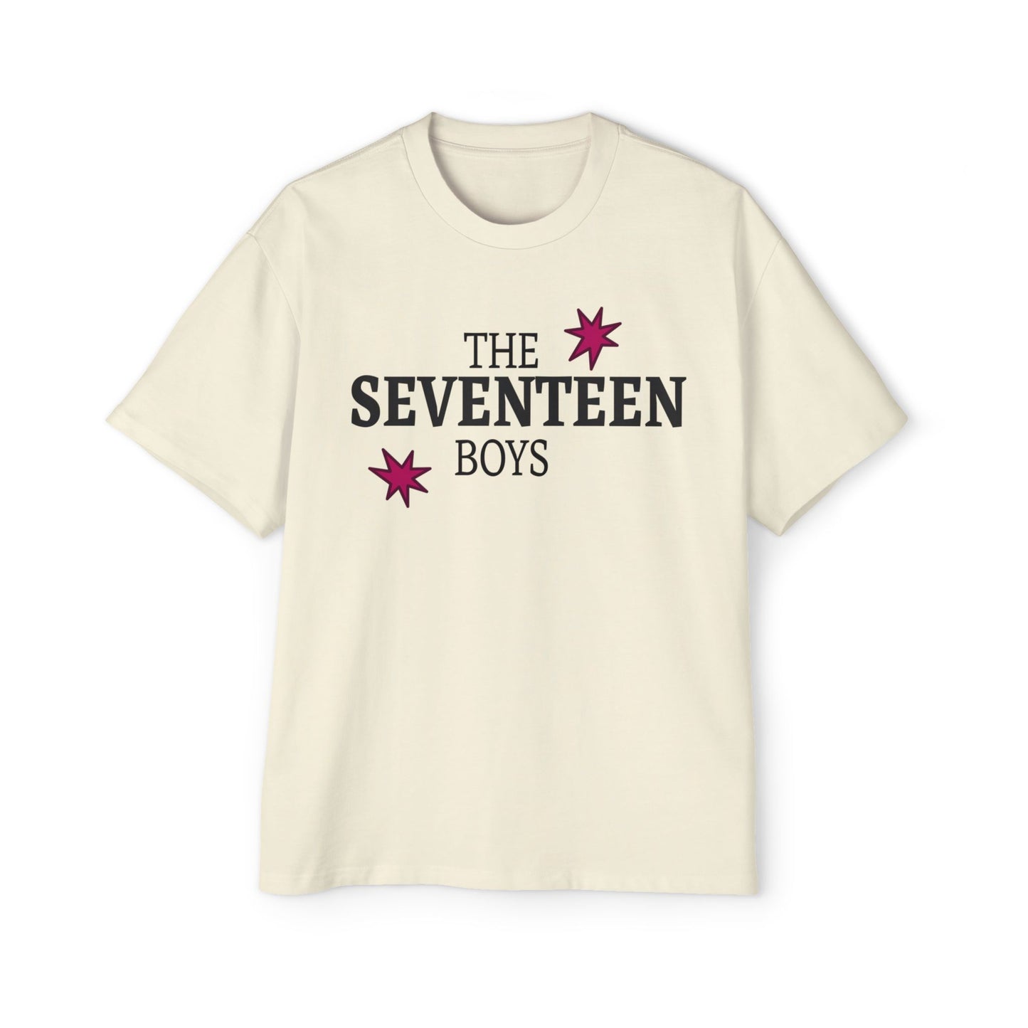 Starburst Seventeen Men's Heavy Oversized Tee - snazzymerch