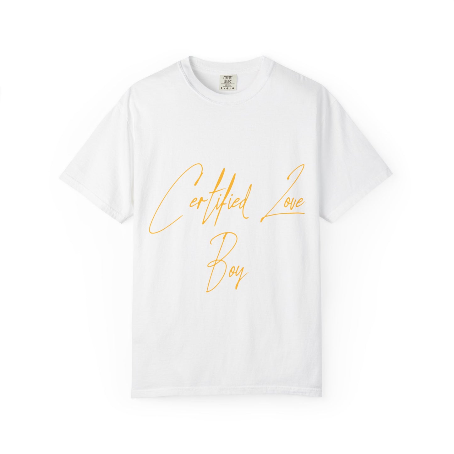 Certified Lover Boy Script Dyed Tshirt Printify