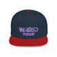 World Tour Bubble Letter- Flat Bill Snapback Printify