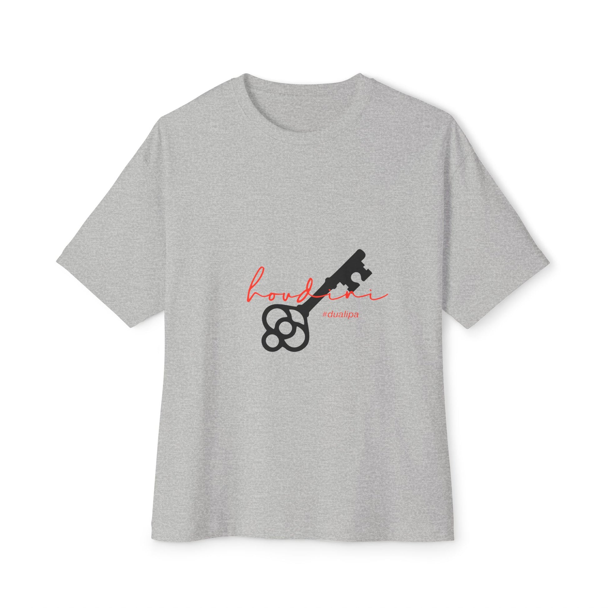 Cursive Spell “Houdini” Unisex Oversized Boxy Tee - snazzymerch