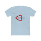 Minimal Heart Icon Unisex Cotton Tee - snazzymerch