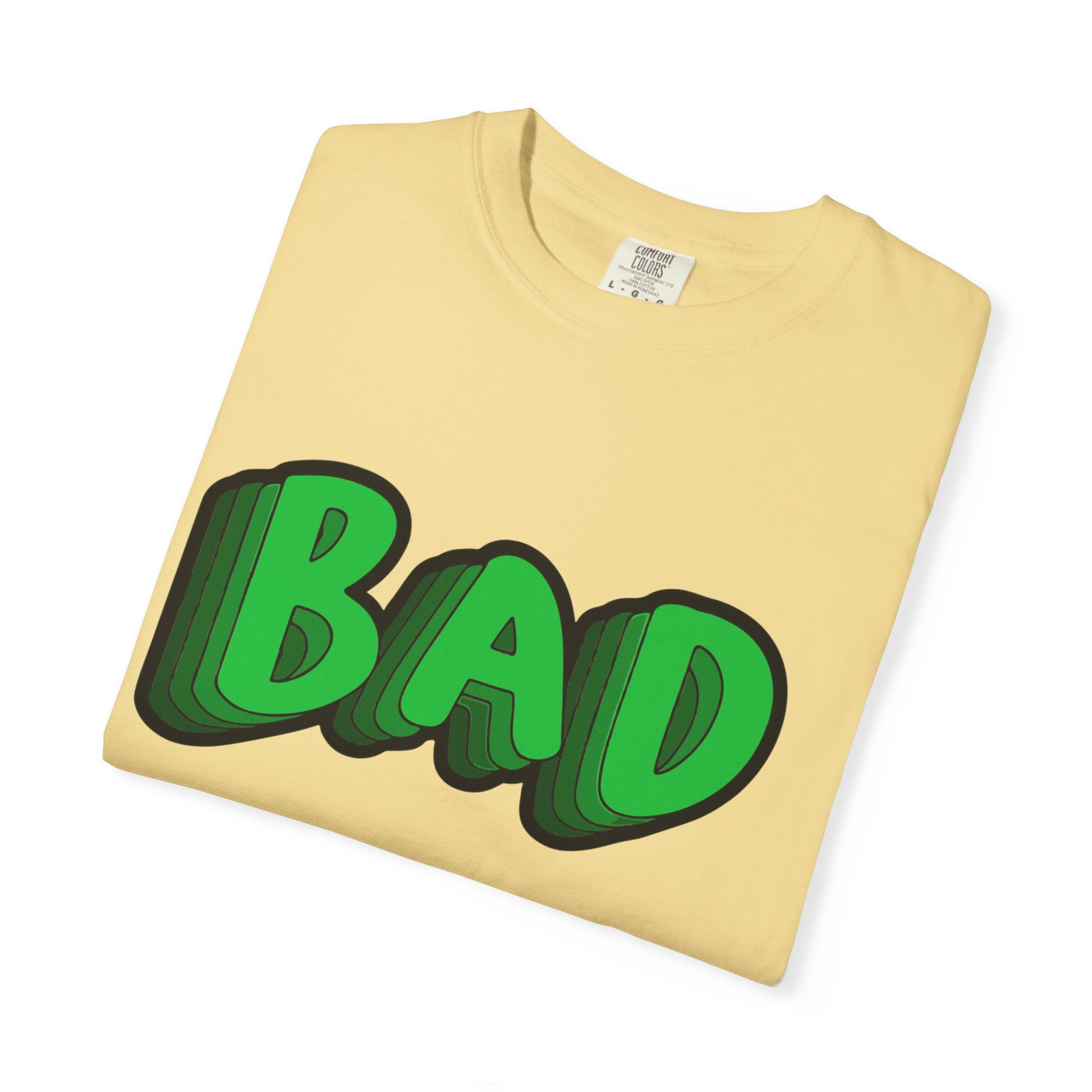 Billie Eilish Inspired Dyed T-shirt – Bold 3D Bad Mood Edition Printify