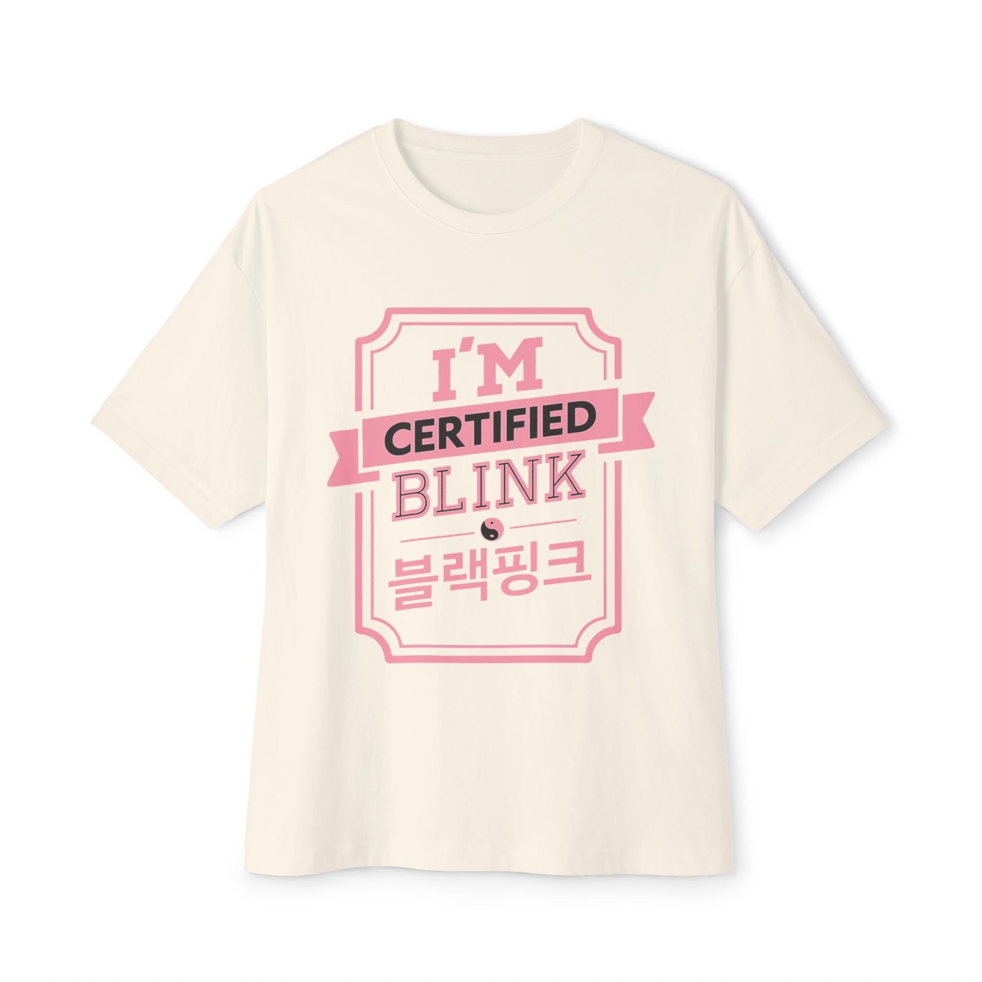 Certified BLINK Badge – Oversized Boxy Tee Printify