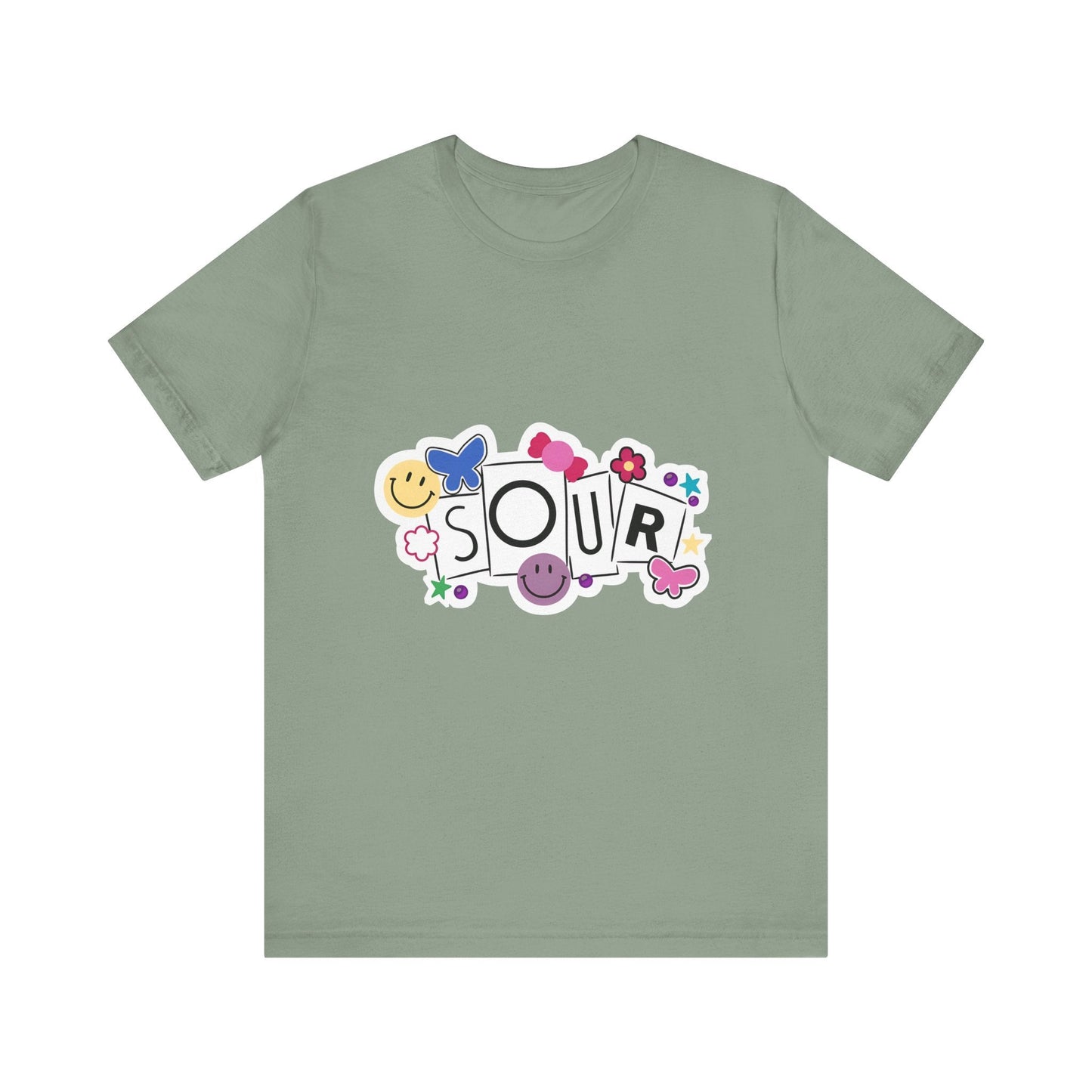 Olivia Rodrigo Unisex Jersey Short Sleeve Tee - Sour Printify