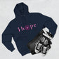 Pink Hope Smile Three-Panel Fleece Hoodie - snazzymerch