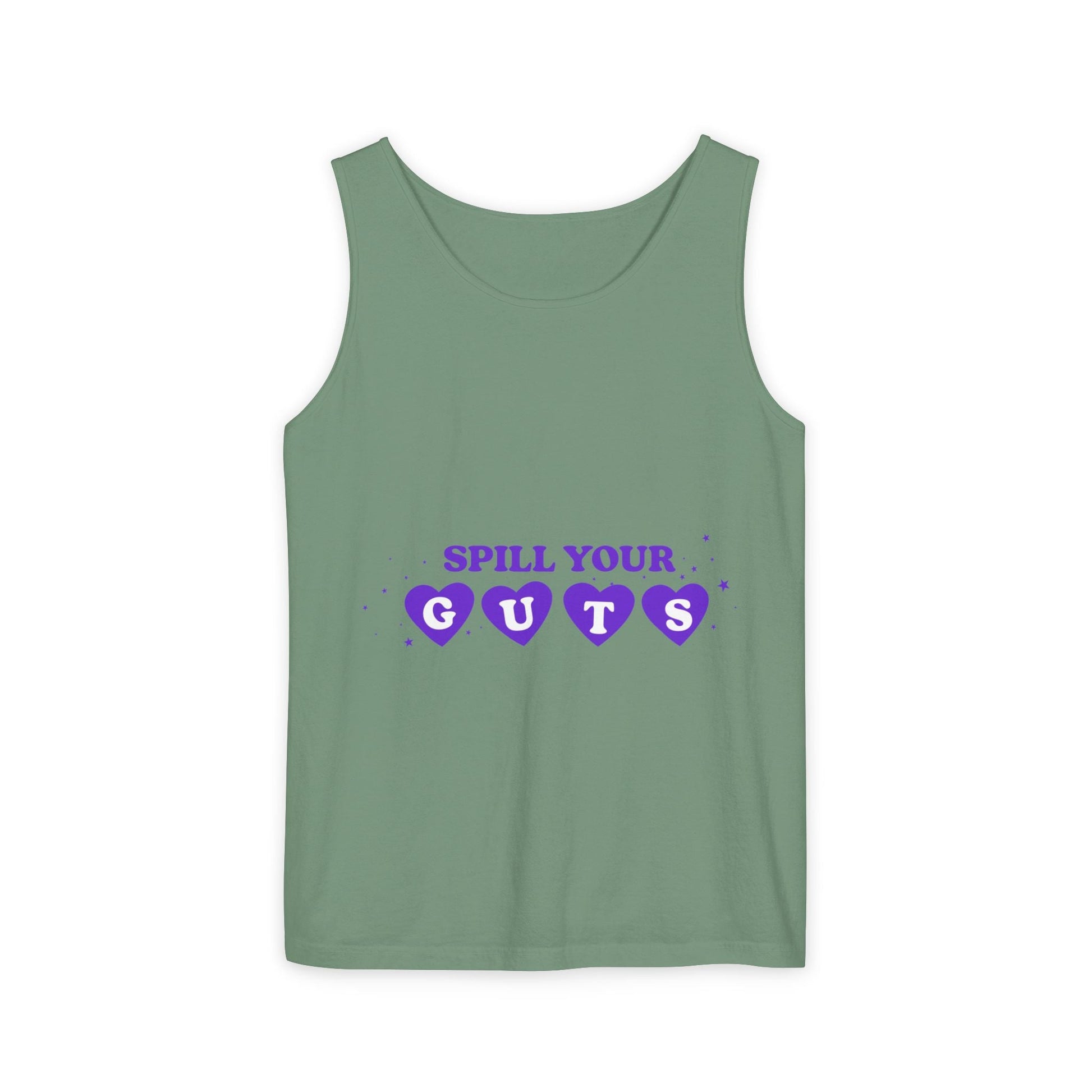 Spill Your Guts Heart-Dyed Tank Top Printify
