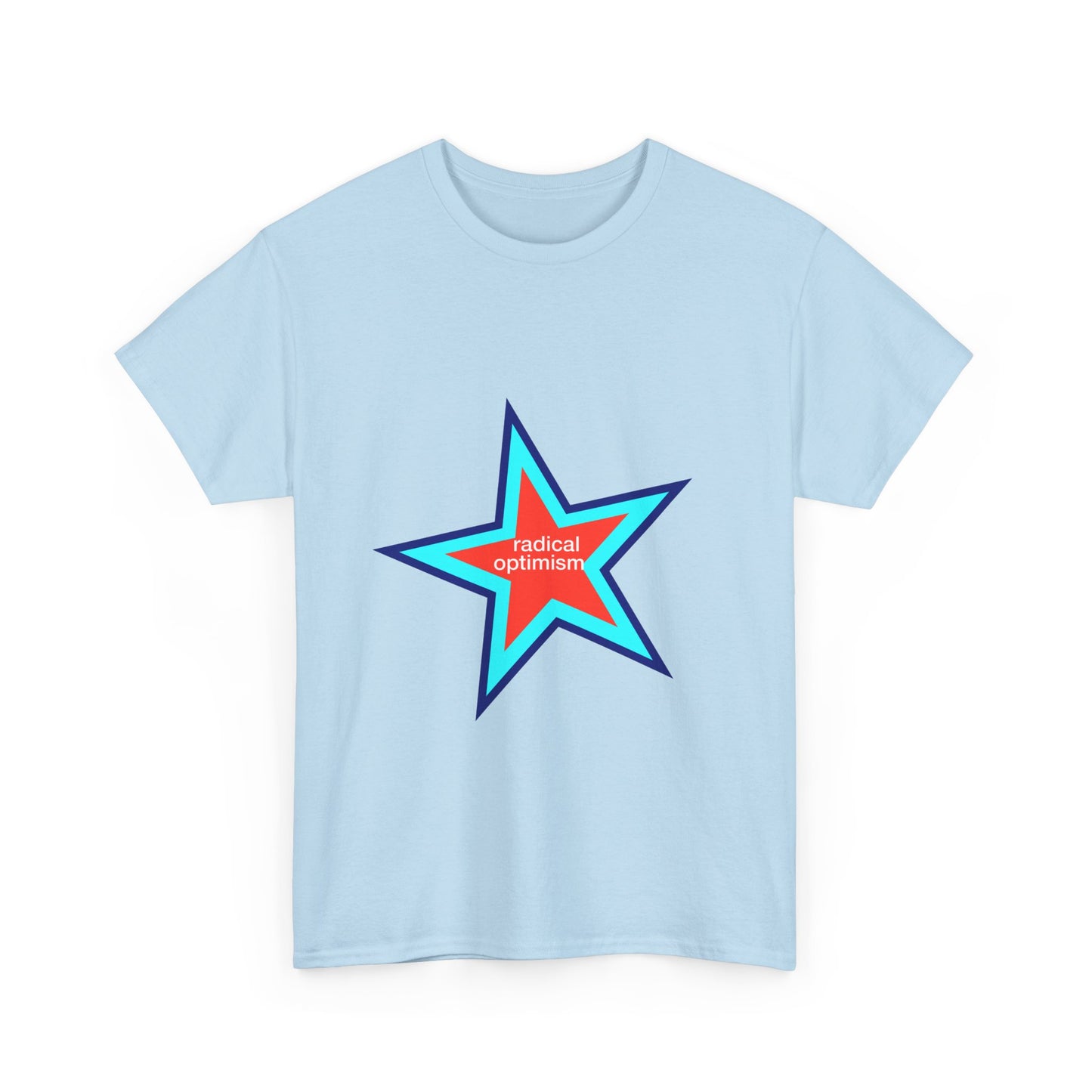 Power of Positivity Star Unisex Heavy Cotton Tee - snazzymerch