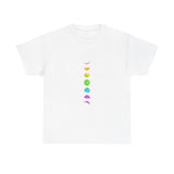 Rainbow Lunar Phases Unisex Cotton Tee Printify