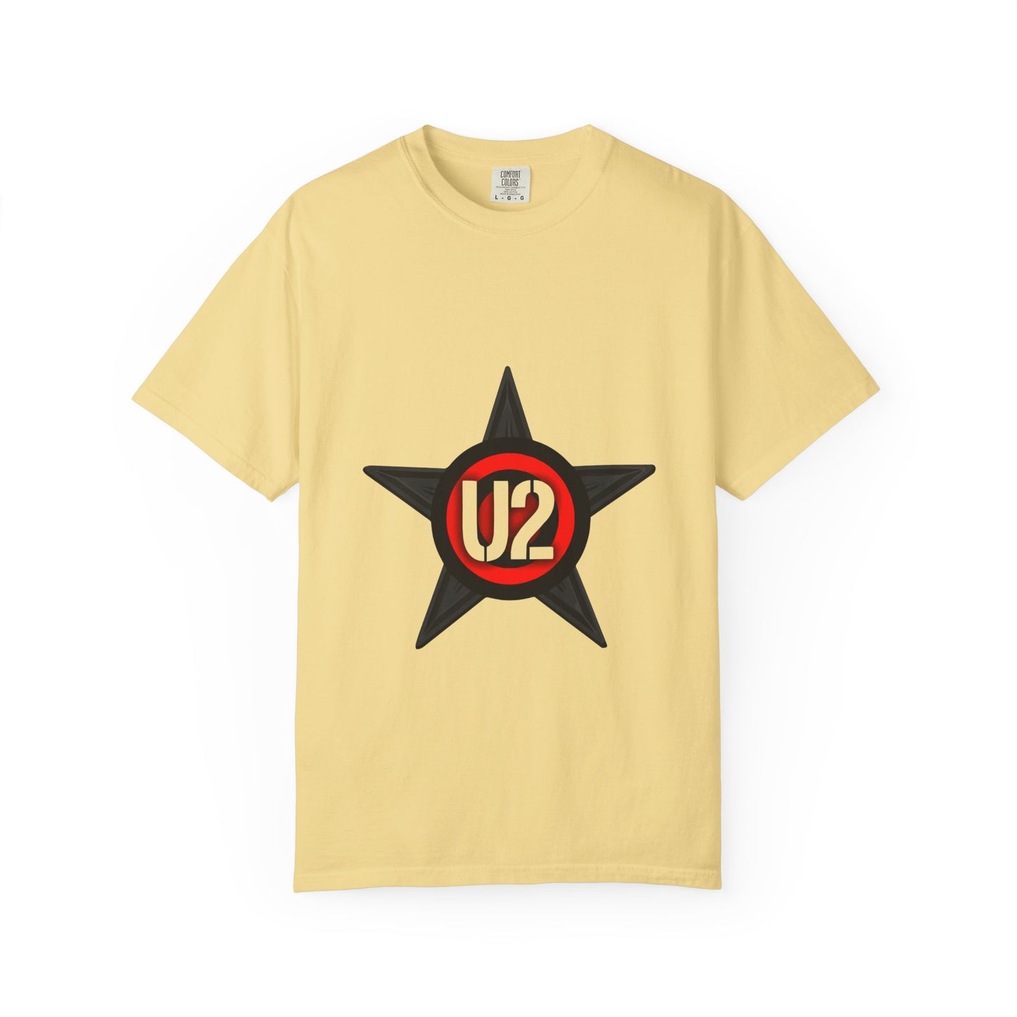Retro Star Emblem Unisex Garment-Dyed T-shirt - snazzymerch