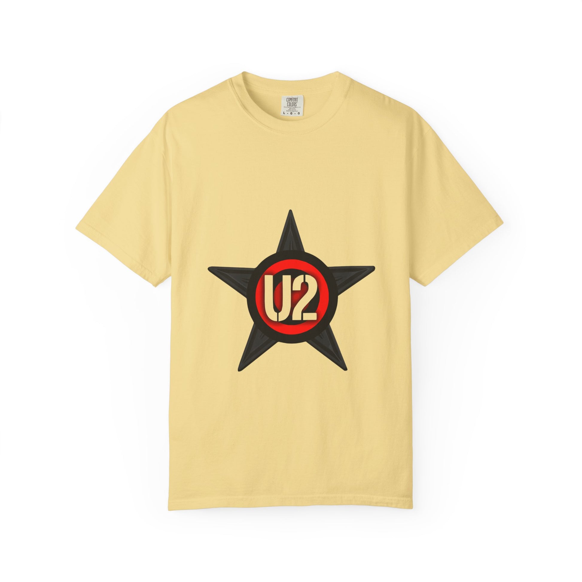 Retro Star Emblem Unisex Garment-Dyed T-shirt - snazzymerch