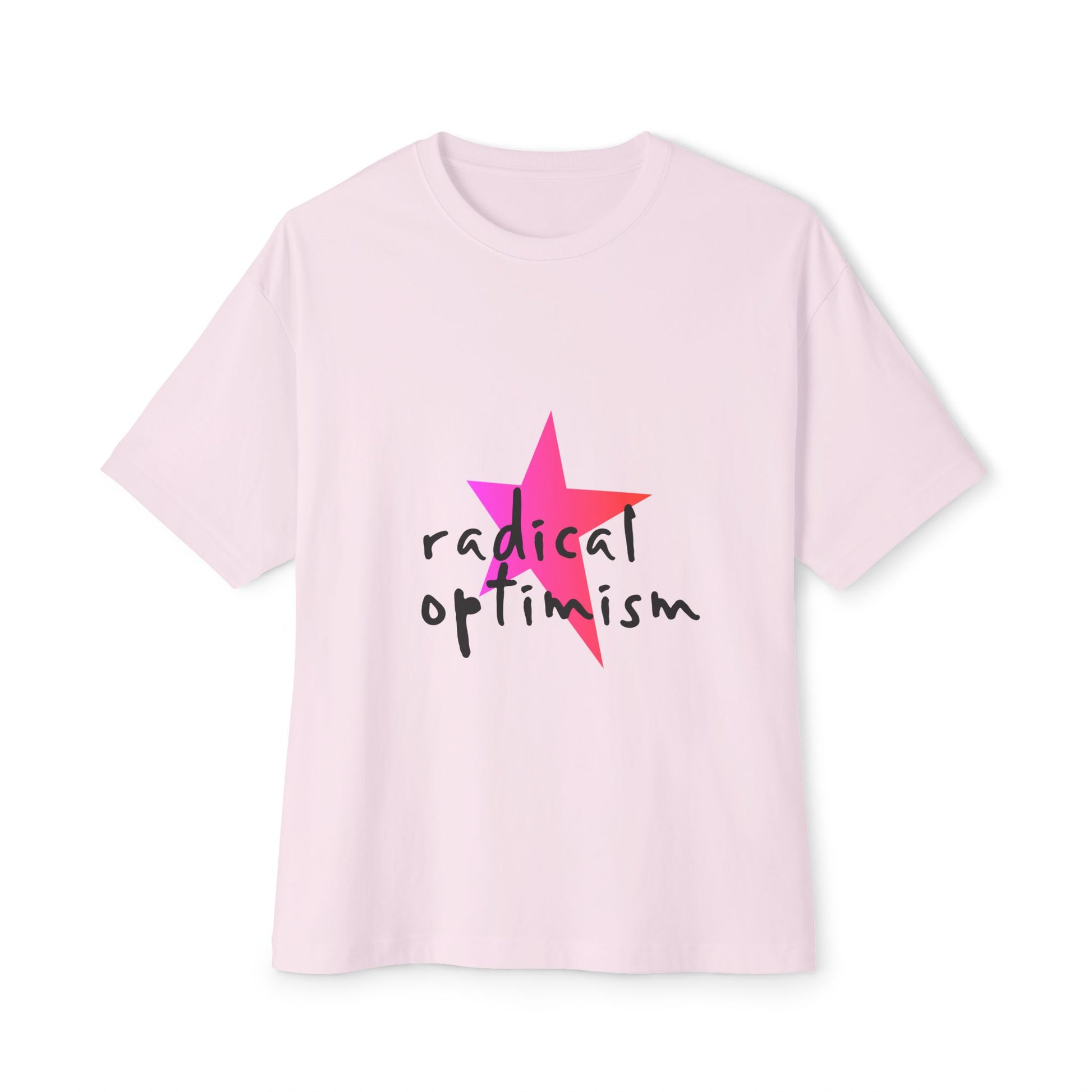 Flame Script Statement Unisex Oversized Boxy Tee - snazzymerch