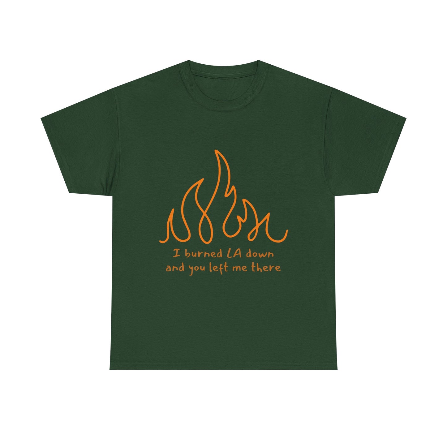 Flame Unisex Heavy Cotton Tee - snazzymerch