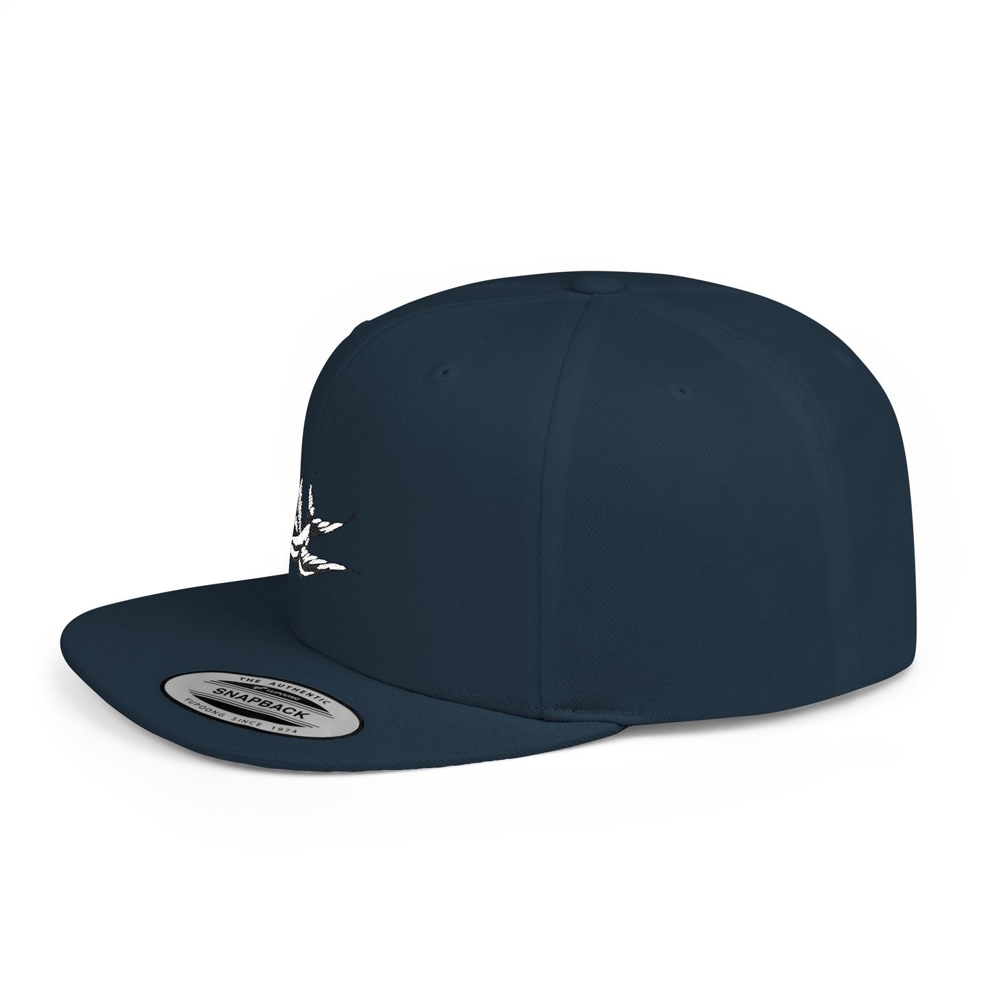 Flight Marked Flat Bill Snapback Cap Printify