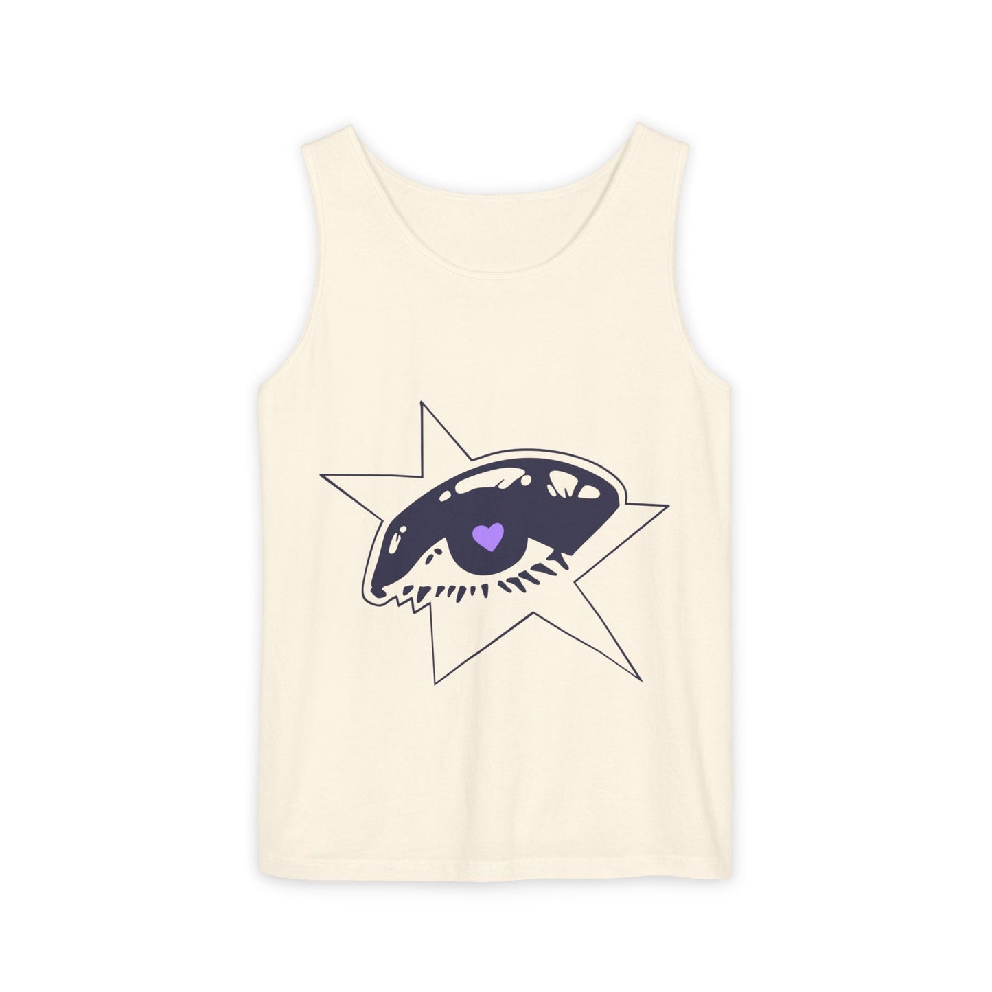 Purple Starry Eye-Dyed Tank Top Printify