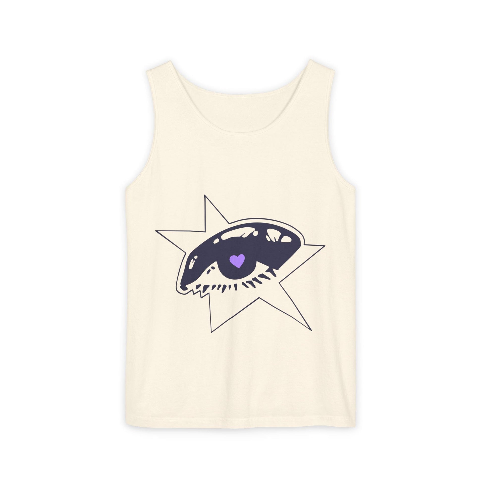 Purple Starry Eye-Dyed Tank Top Printify