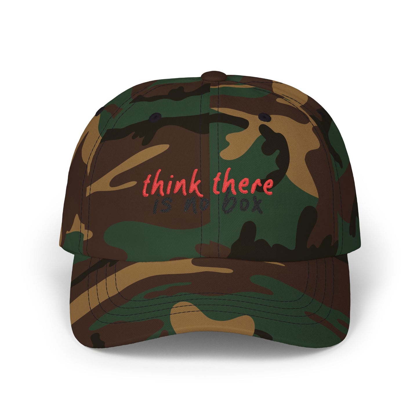 Think There Handwritten Classic Dad Cap - snazzymerch
