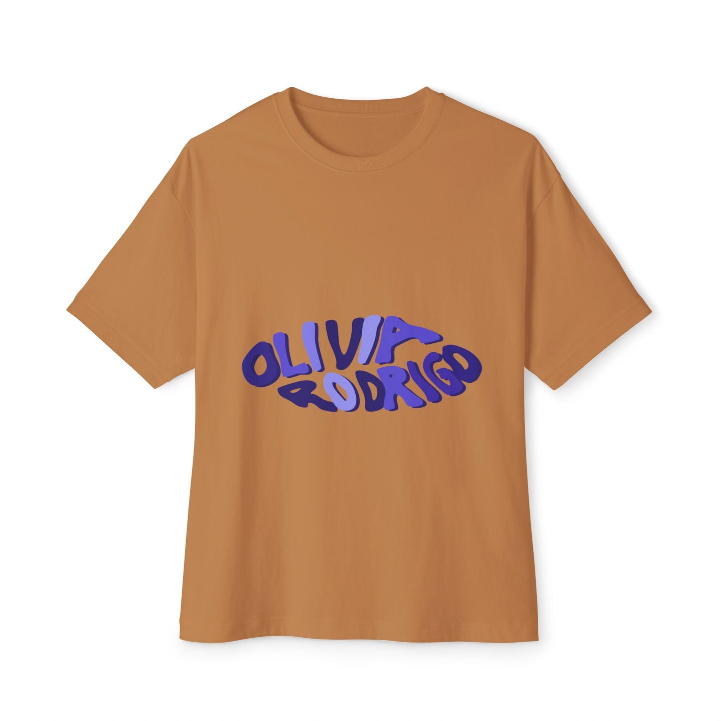 Olivia Rodrigo Wavy Text-Oversized Tee Printify