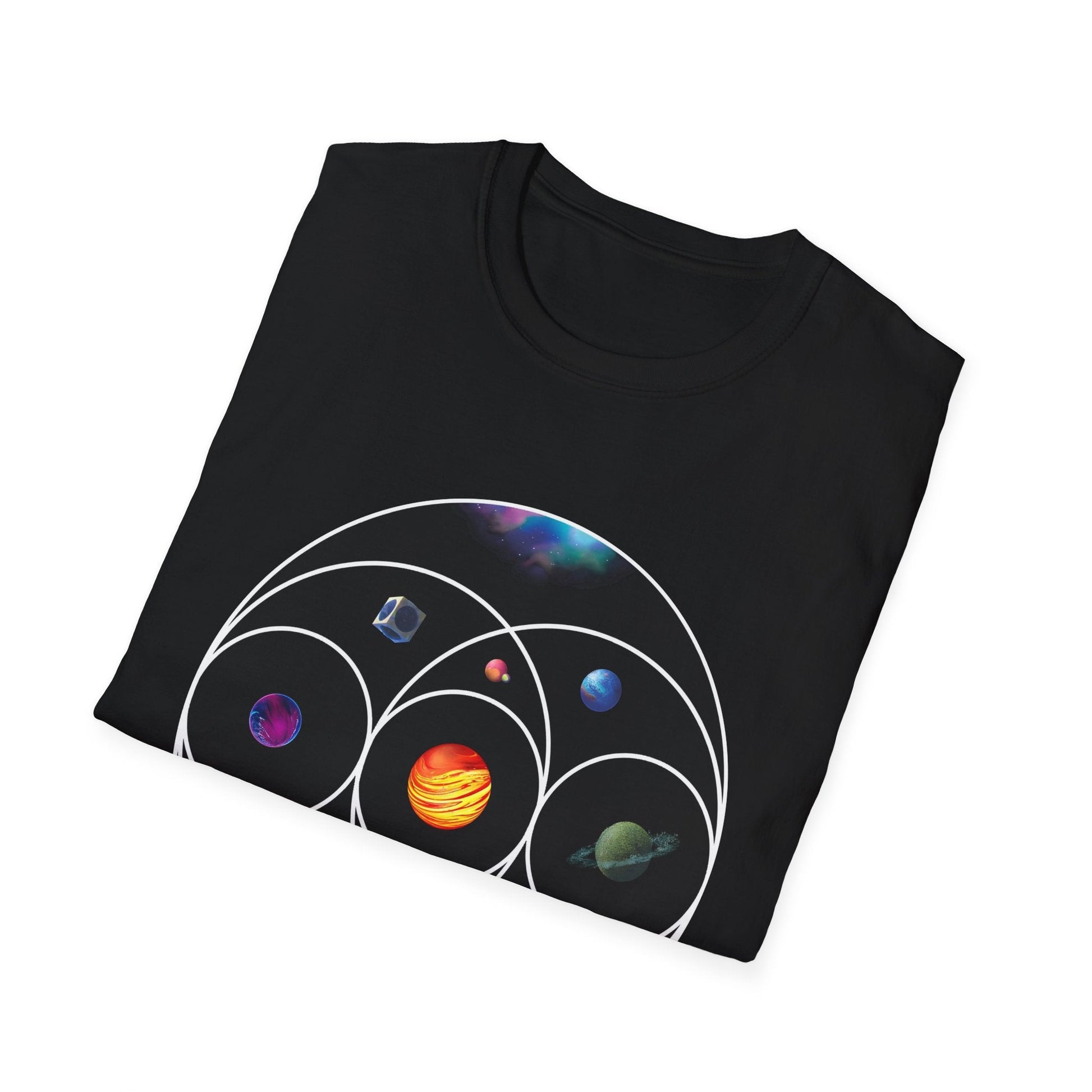 Unisex Softstyle T-Shirt Inspired by Coldplay’s Illustration Concept Printify