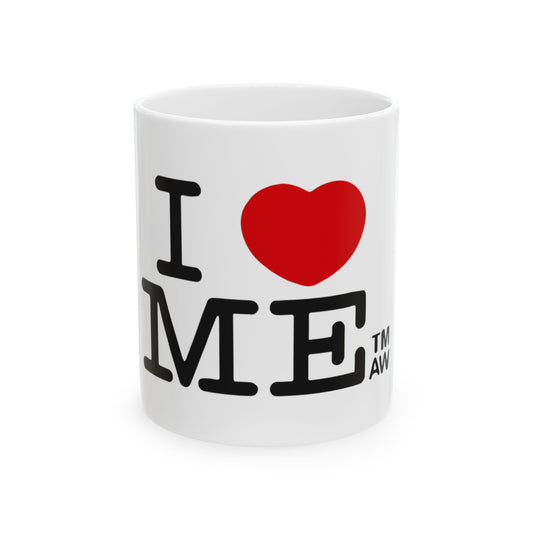 Clean Block Ceramic Mug, (11oz, 15oz) - snazzymerch