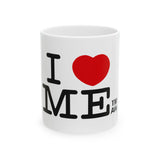 Clean Block Ceramic Mug, (11oz, 15oz) - snazzymerch