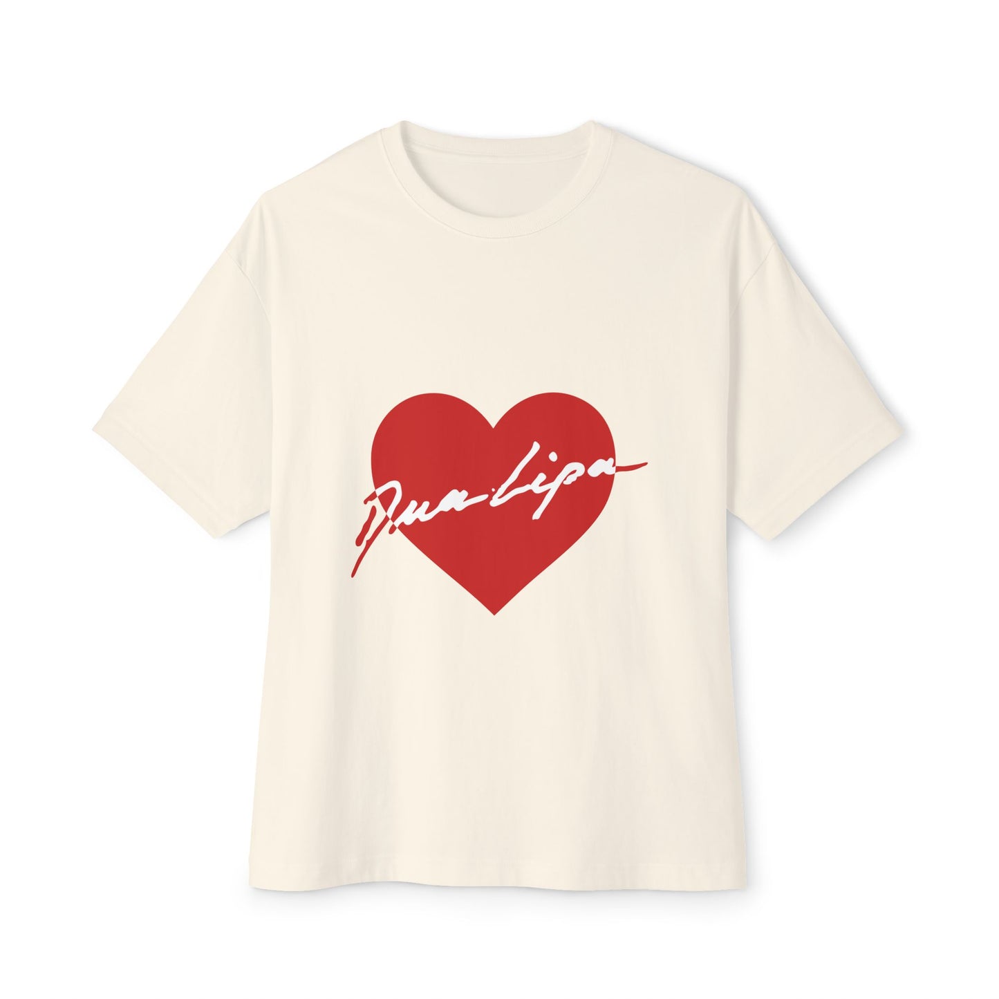 Heartbeat Love Unisex Oversized Boxy Tee - snazzymerch