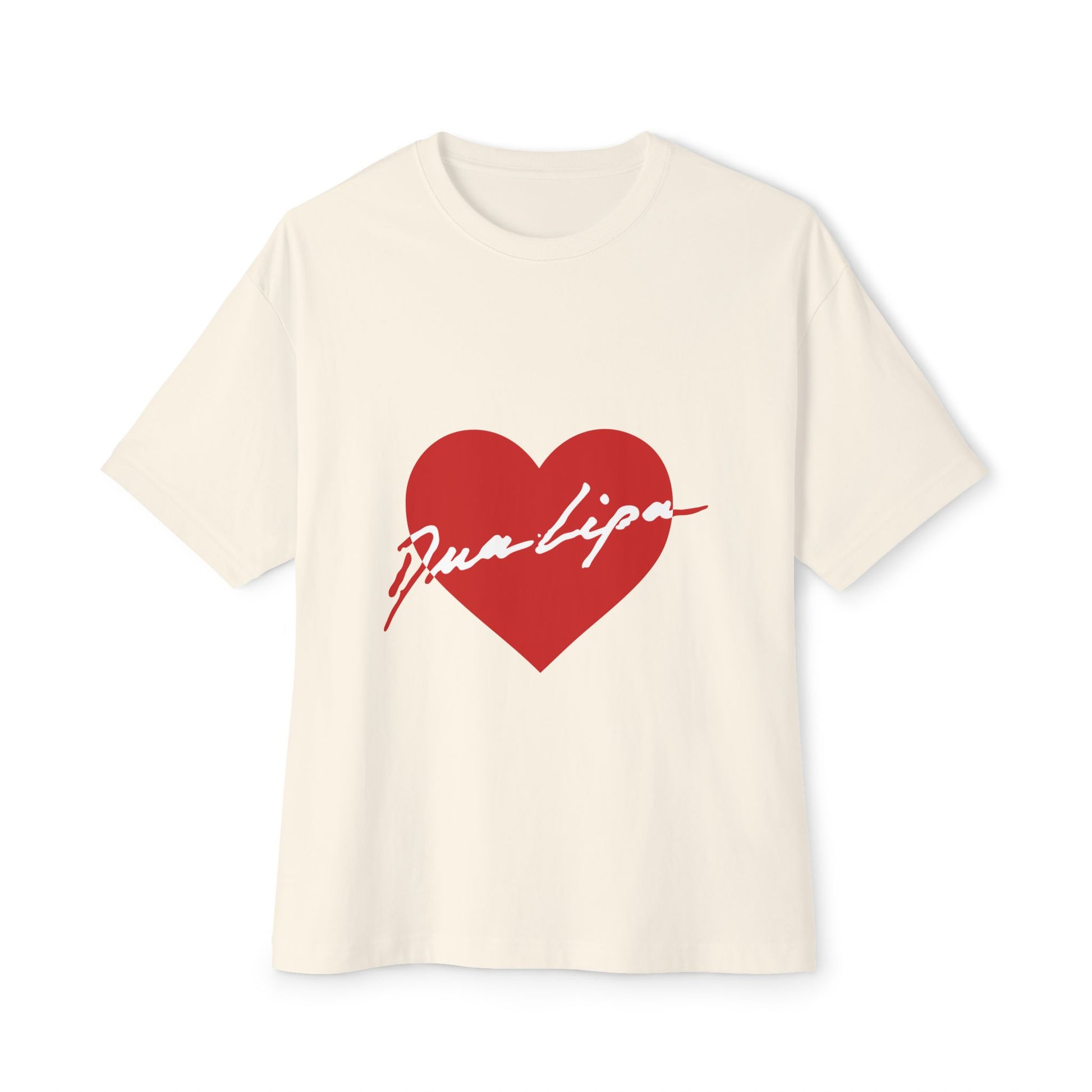 Heartbeat Love Unisex Oversized Boxy Tee - snazzymerch