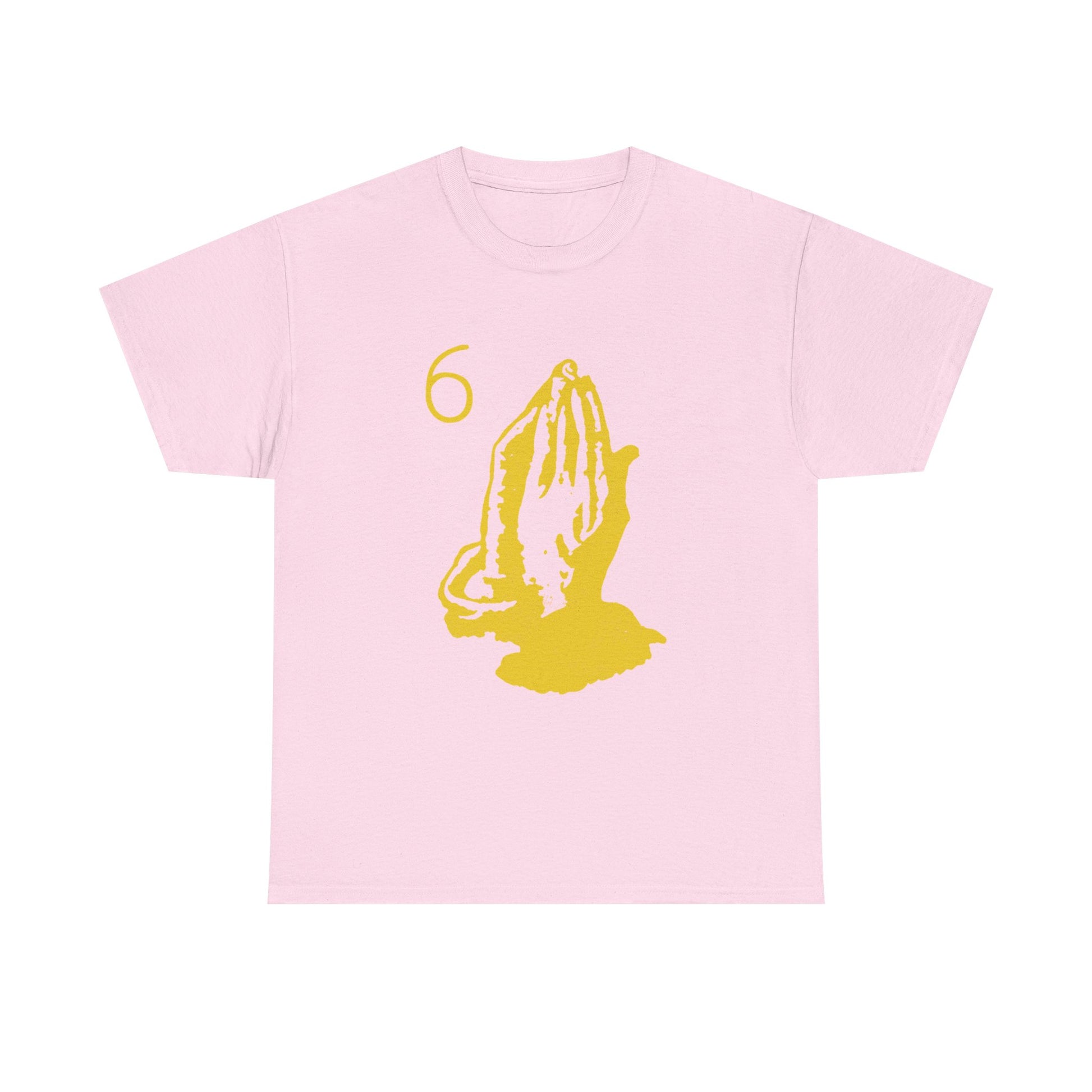 6 God Prayer Hands Heavy Cotton Tee Printify
