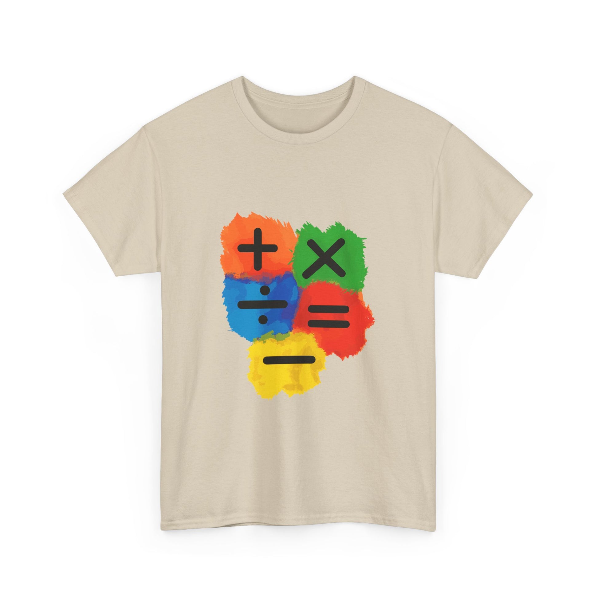 Orange Equals Symbol Unisex Heavy Cotton Tee Printify