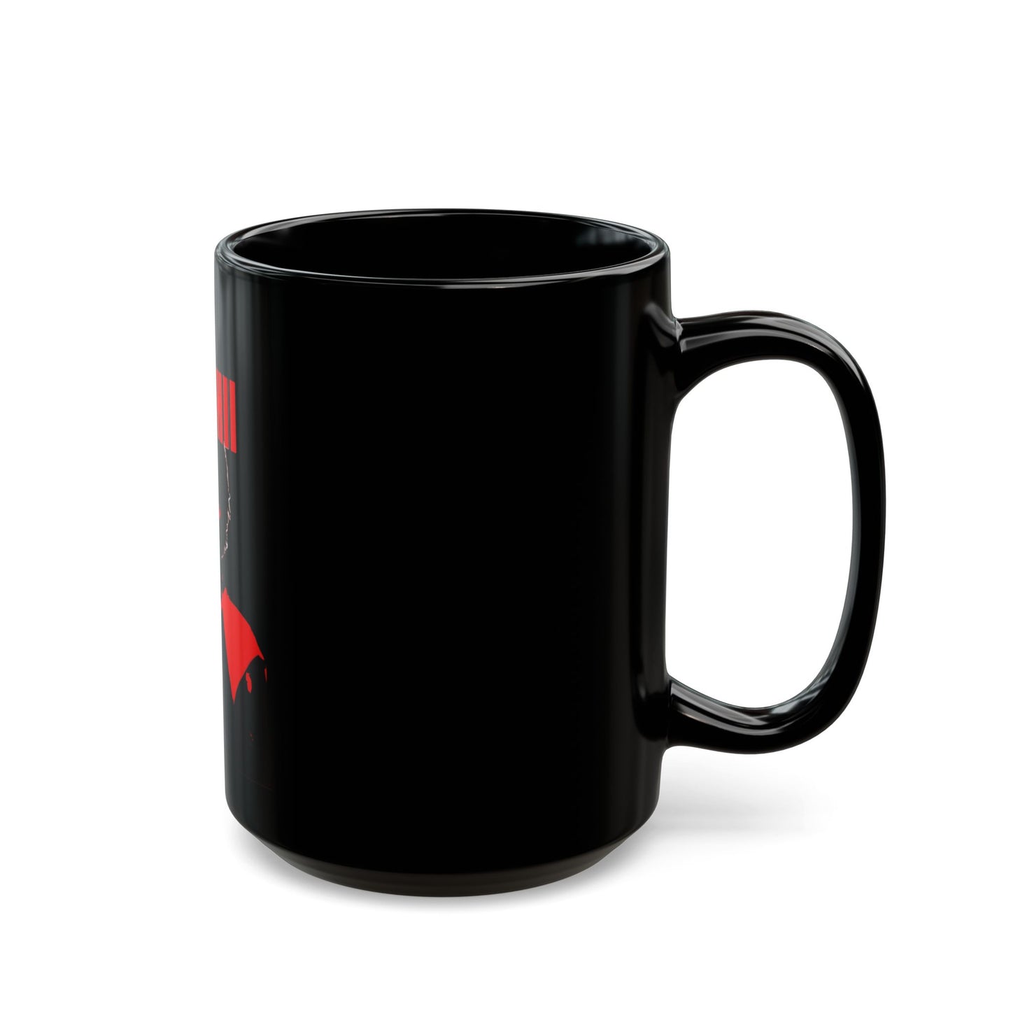 Art Portrait Black Mug (11oz, 15oz) - snazzymerch