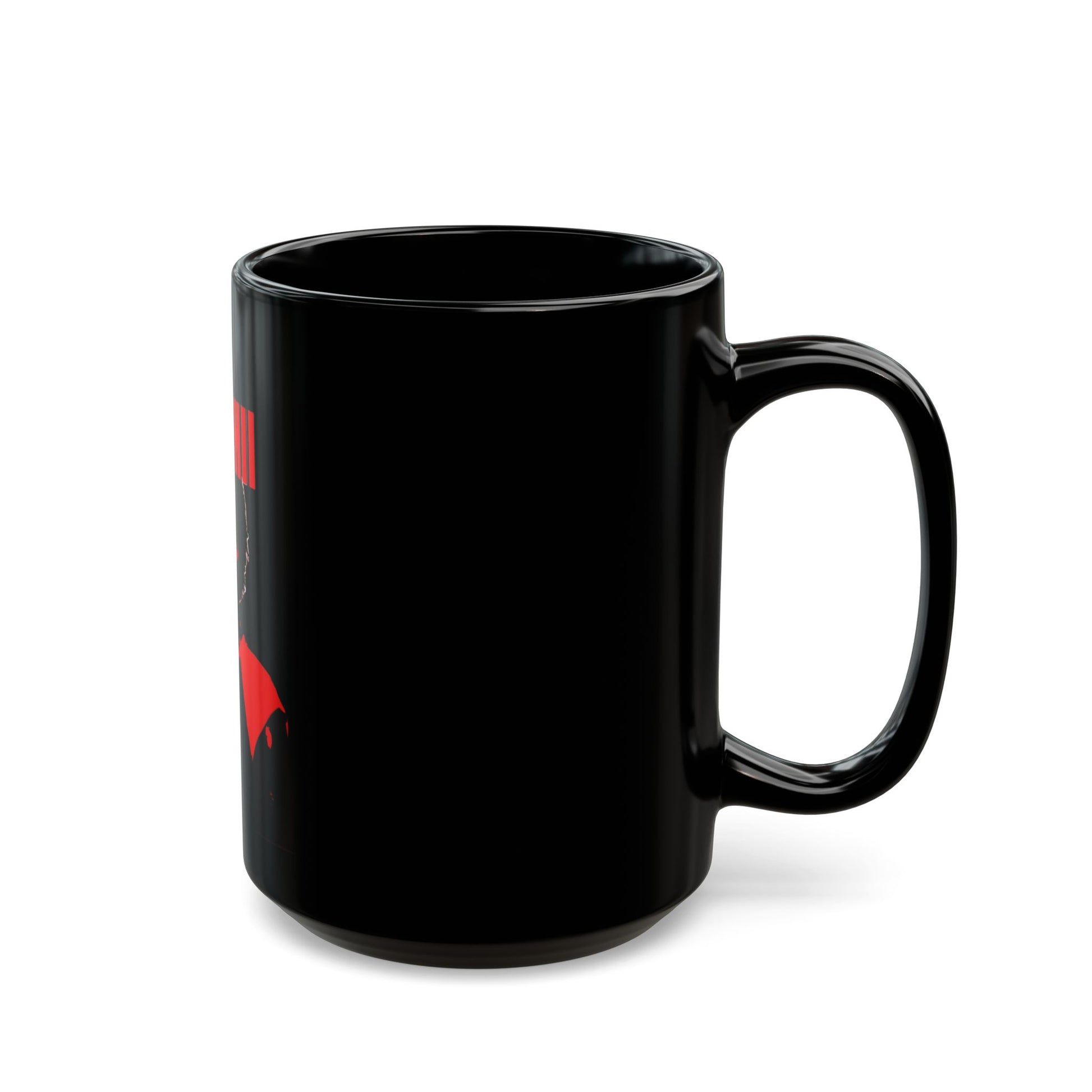 Art Portrait Black Mug (11oz, 15oz) - snazzymerch