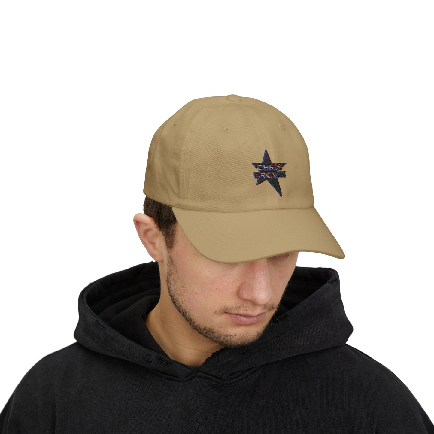 Star Outline Retro Classic Dad Cap - snazzymerch