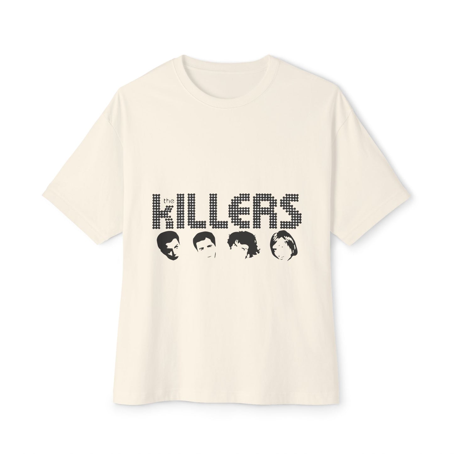 Diamond Dot Retro Unisex Oversized Boxy Tee - snazzymerch