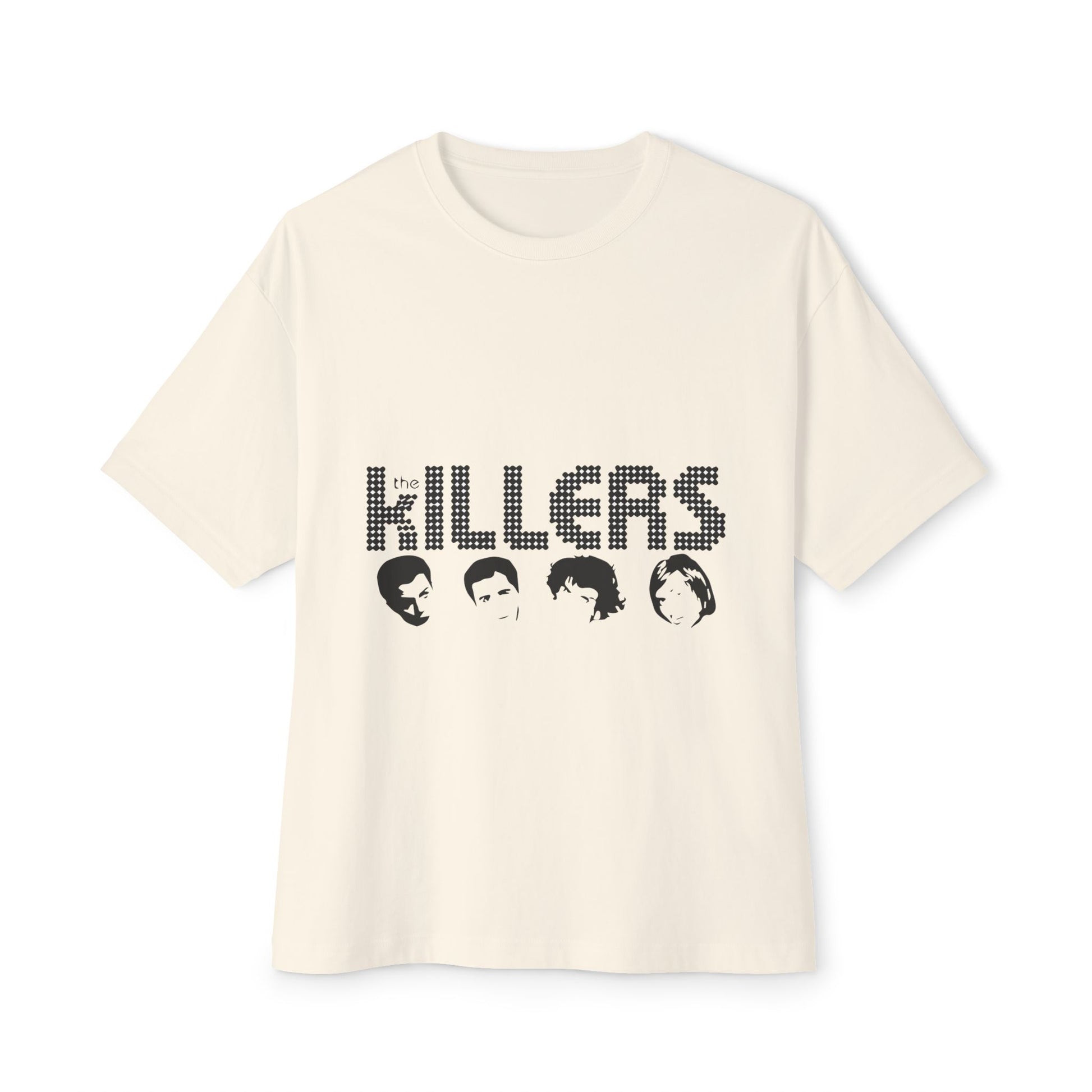 Diamond Dot Retro Unisex Oversized Boxy Tee - snazzymerch