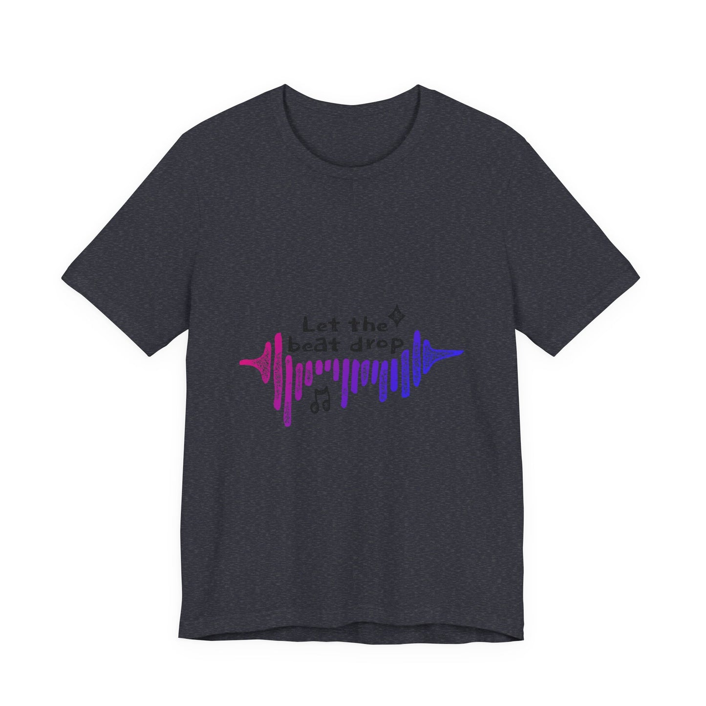 Bold Beats Visualizer Unisex Jersey short sleeve tee Printify