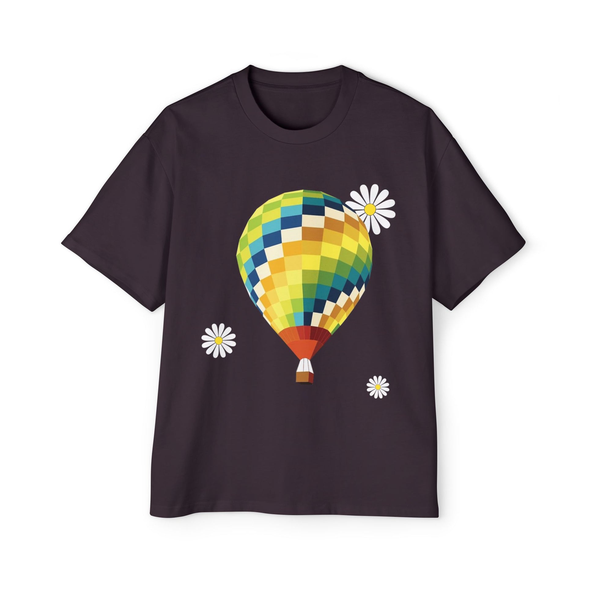 Dream Balloon Graphic Men's Heavy Oversized Tee - snazzymerch