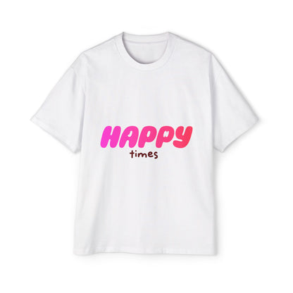 Happy Times Gradient Men's Heavy Oversized Tee - snazzymerch