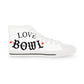 Love Bowl Retro Men's High Top Sneakers - snazzymerch