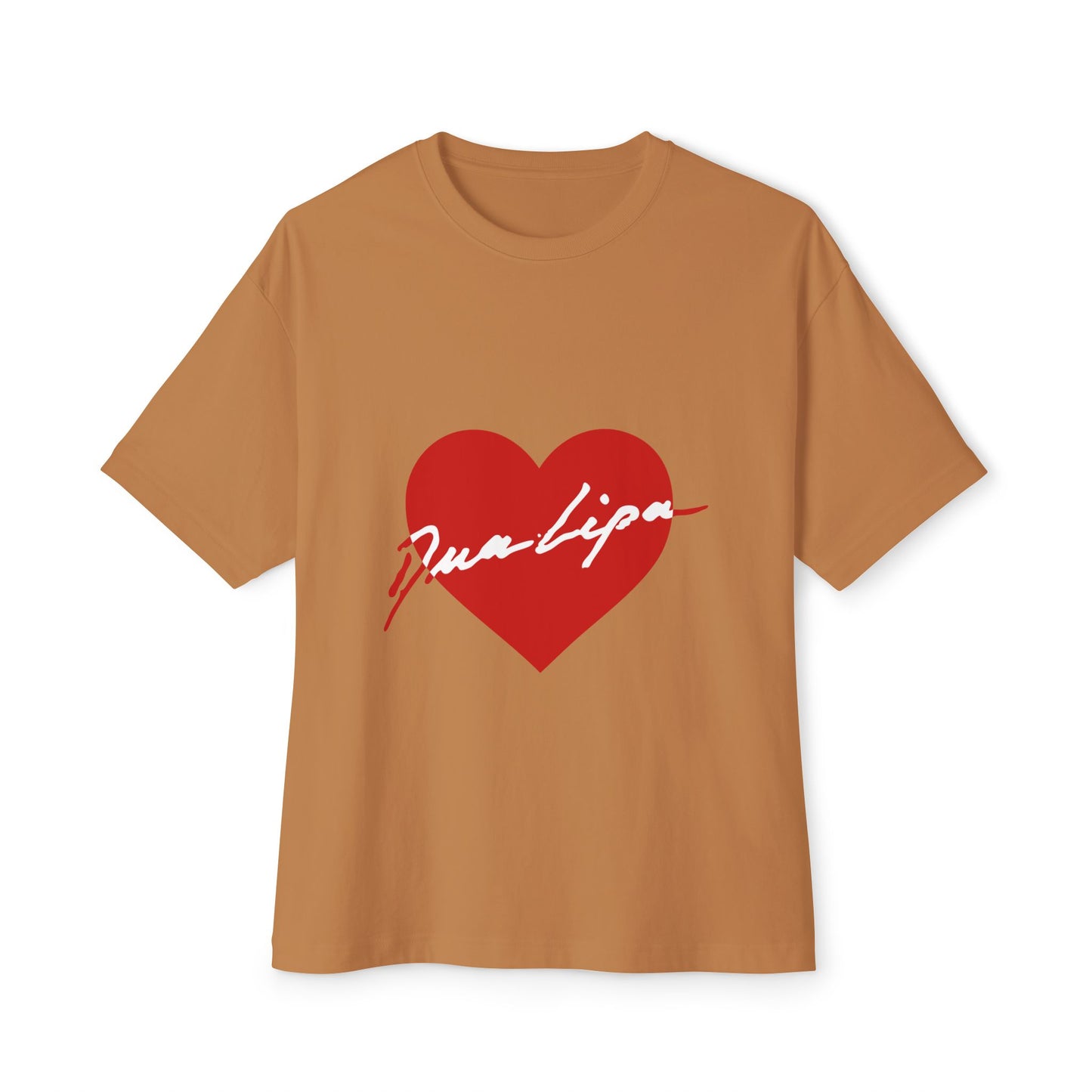 Heartbeat Love Unisex Oversized Boxy Tee - snazzymerch