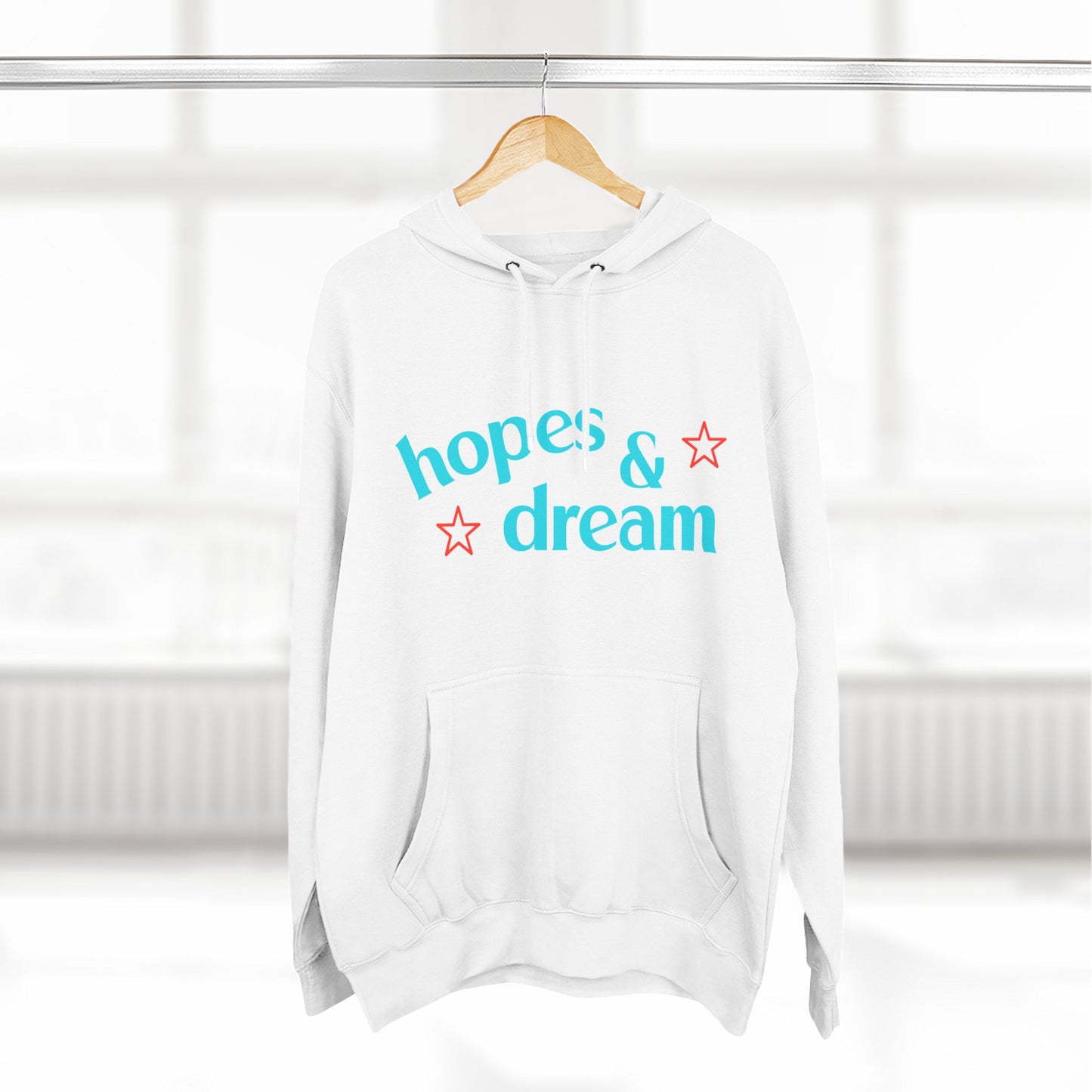 Hopes & Dreams Star Three-Panel Fleece Hoodie - snazzymerch