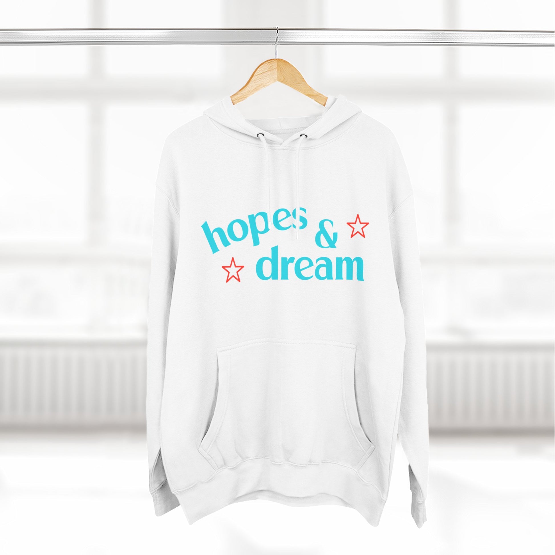 Hopes & Dreams Star Three-Panel Fleece Hoodie - snazzymerch