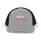 Red Country Western Star Snapback Trucker Cap (Embroidery) - snazzymerch