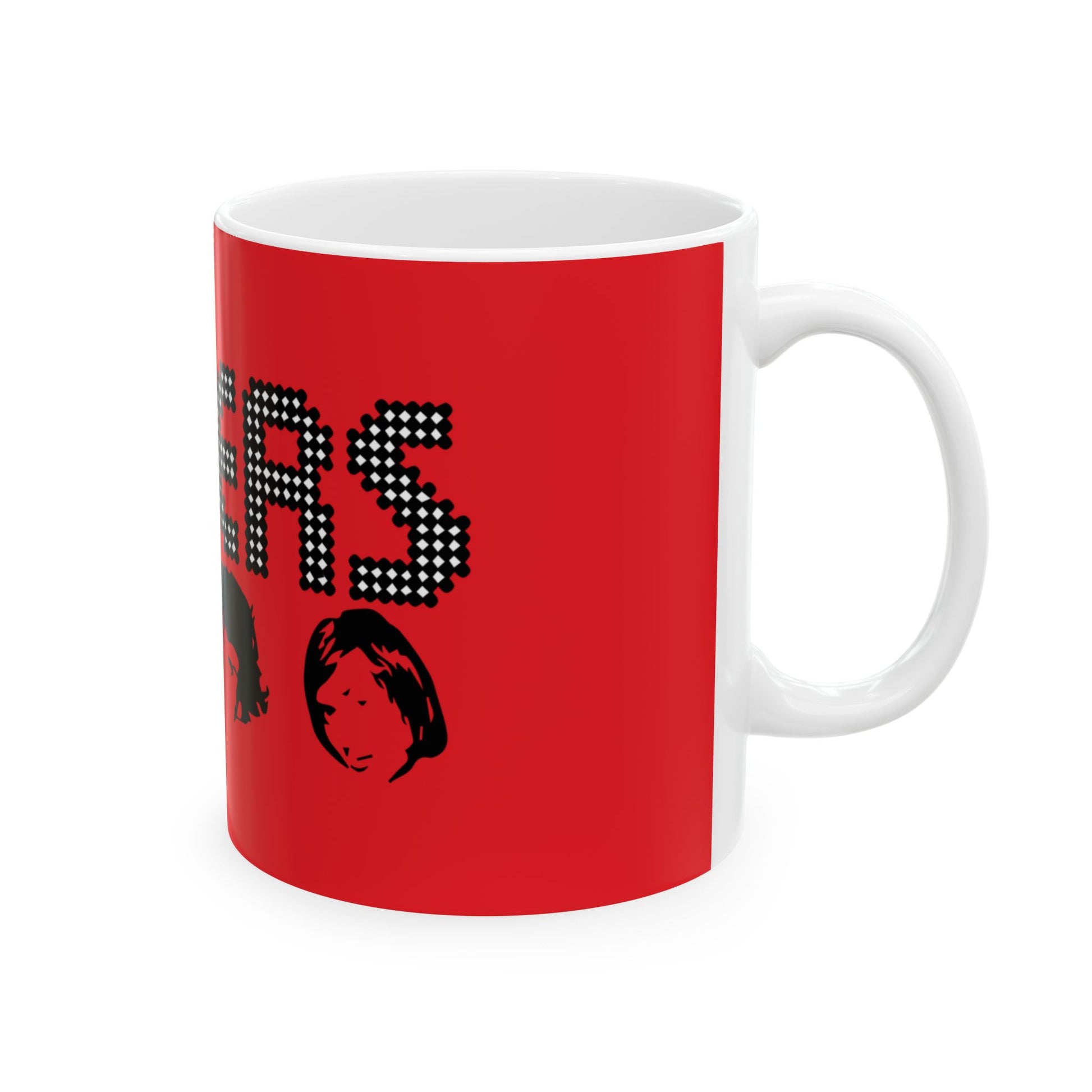 Diamond Dot Retro Ceramic Mug, (11oz, 15oz) - snazzymerch