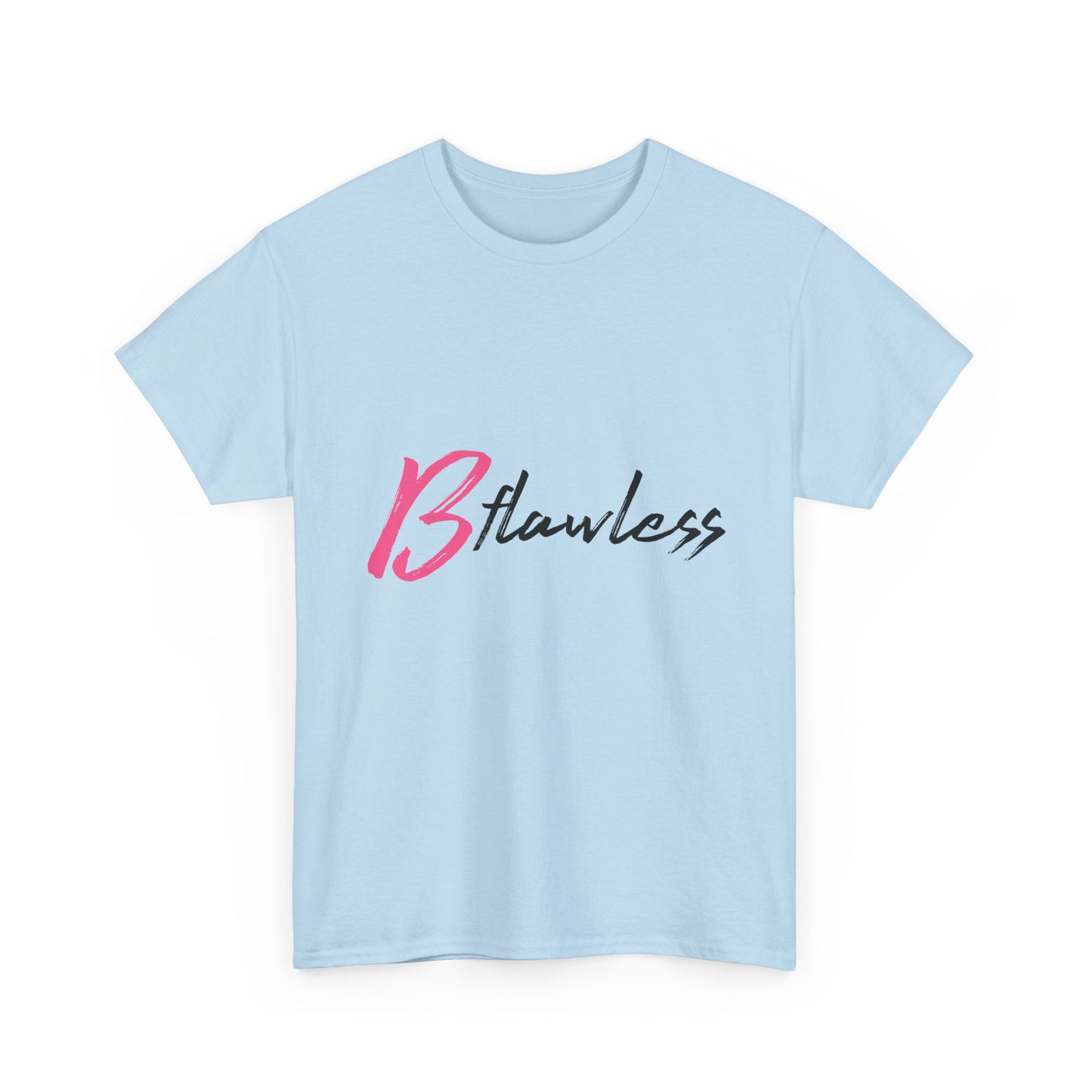 Bold Script “Be Flawless” Unisex Heavy Cotton Tee - snazzymerch